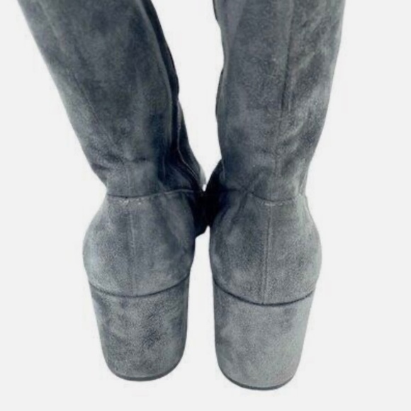 Vince, Blythe grey, Italian suede leather, Knee high Boots size Euro 38 (fit 7-8 - Picture 9 of 10